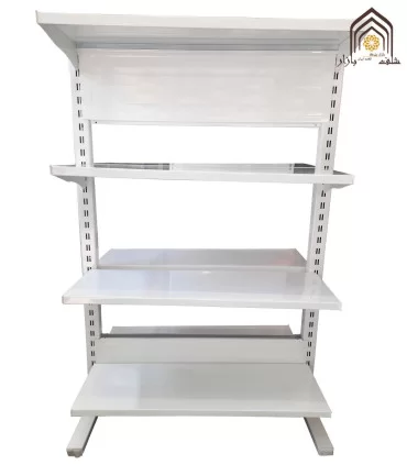 شلف فروشگاهی وسط دوطرفه طوس مشبک - 9